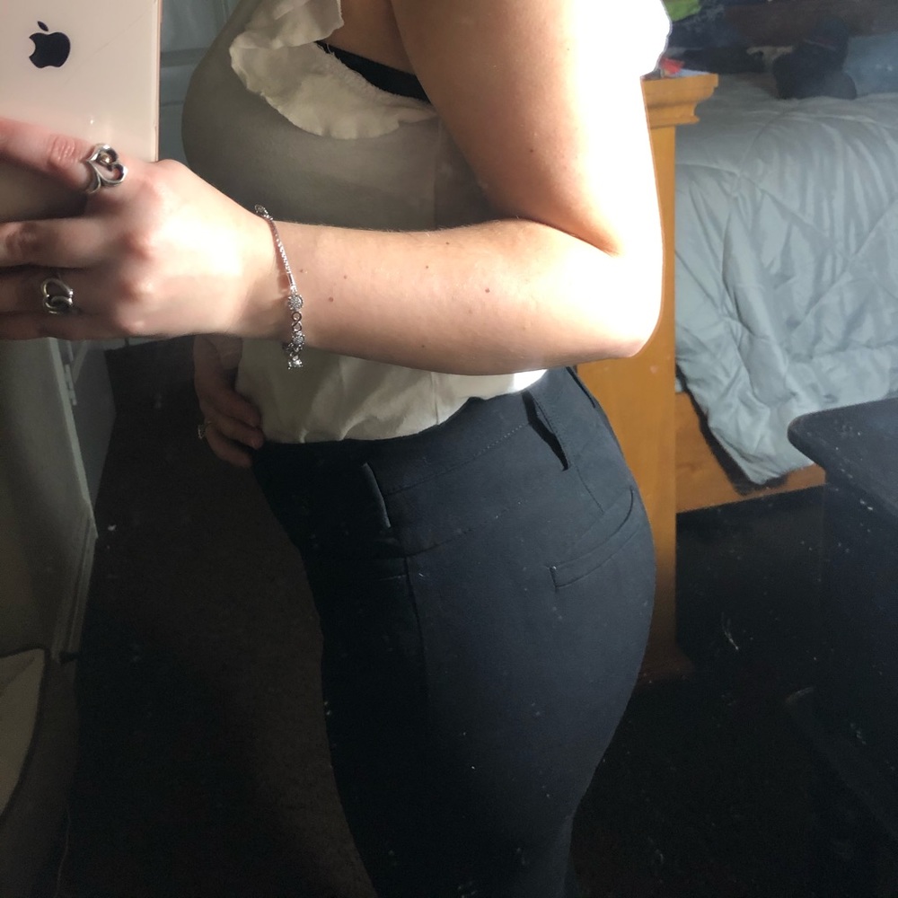 Gray slacks